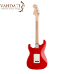 گیتار مدل Squier Affinity FSR Stratocaster QMT - Crimson Red Transparent - Image 2