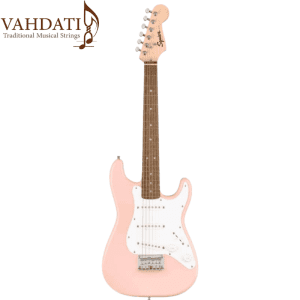 گیتار مدل SQUIER MINI STRATOCASTER-SHELL PINK 3/4