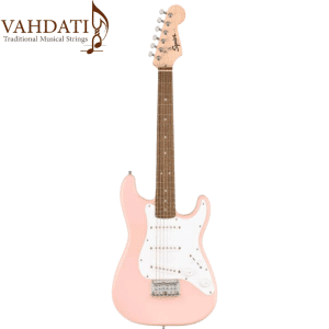 گیتار مدل SQUIER MINI STRATOCASTER-SHELL PINK 3/4