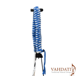 دوربافت هنگدرام سفید آبی طرحدار