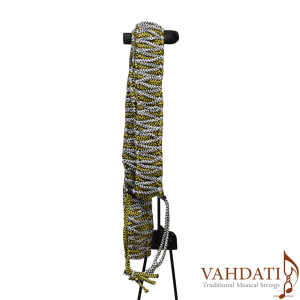 دوربافت هنگدرام سبز و سفید طرحدار